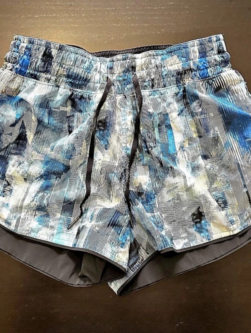 lululemon Choose A Side Short *3" Blue & Black Size 6